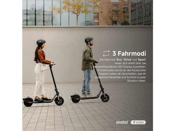 NINEBOT F2 Plus D E-Scooter (10 Zoll, Black) – Bild 3